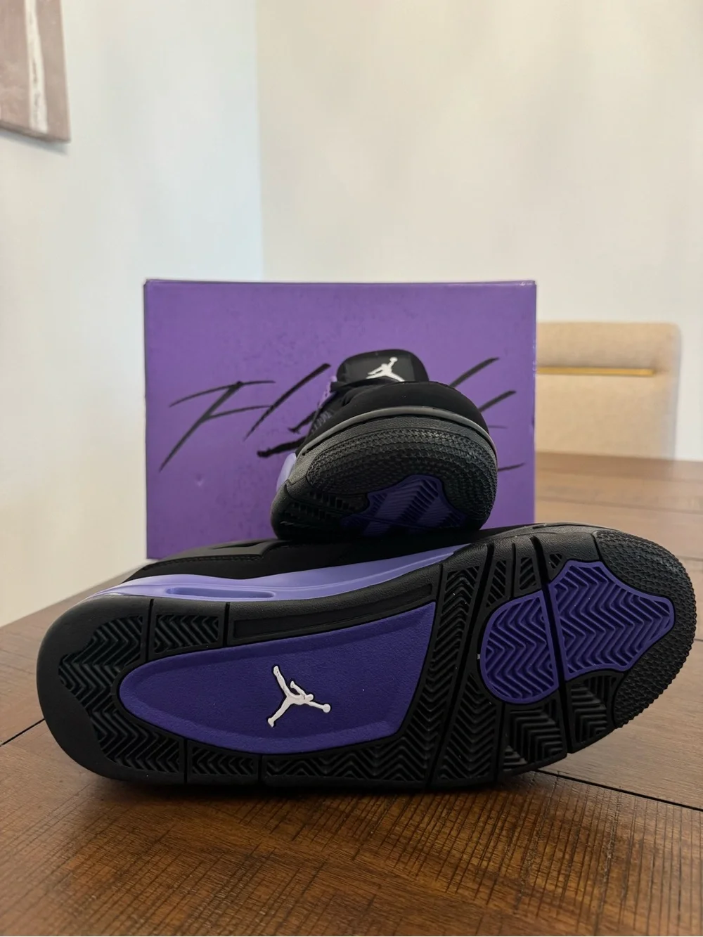 Jordan 4 Purple Thunder